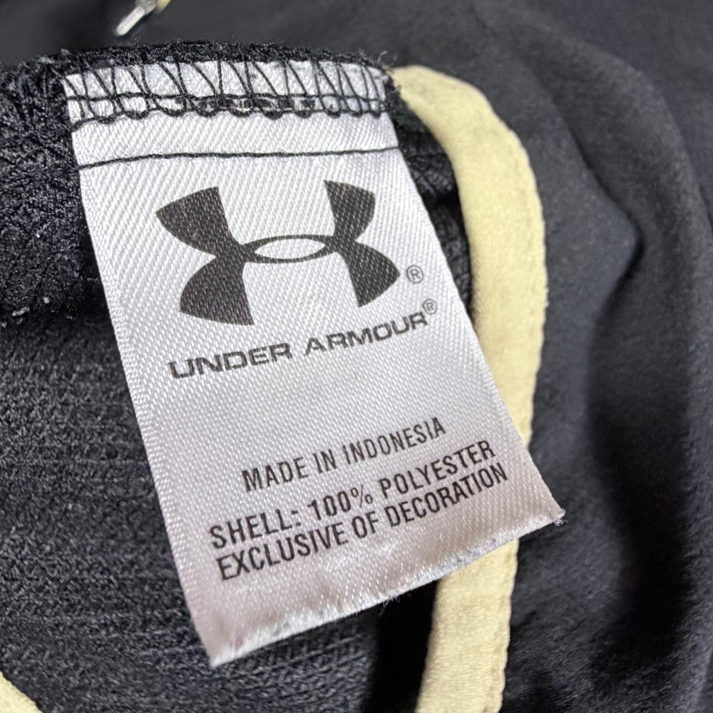 Under Armour Western Michigan Broncos Quarter Zip Hoodie Mens Medium Black Gold - Picture 8 of 12